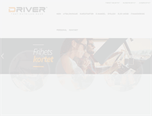 Tablet Screenshot of driver.se